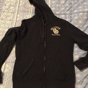 Hollister zip hoodie Large